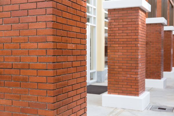 Brick Column Installation in Camarillo